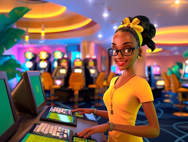 Antarmuka aplikasi yometoto menampilkan menu utama dengan pilihan pertandingan Liga 1 dan live blackjack